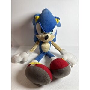 Sonic The Hedgehog Plush 24"‎ Sega Stuffed Animal Toy Large Doll